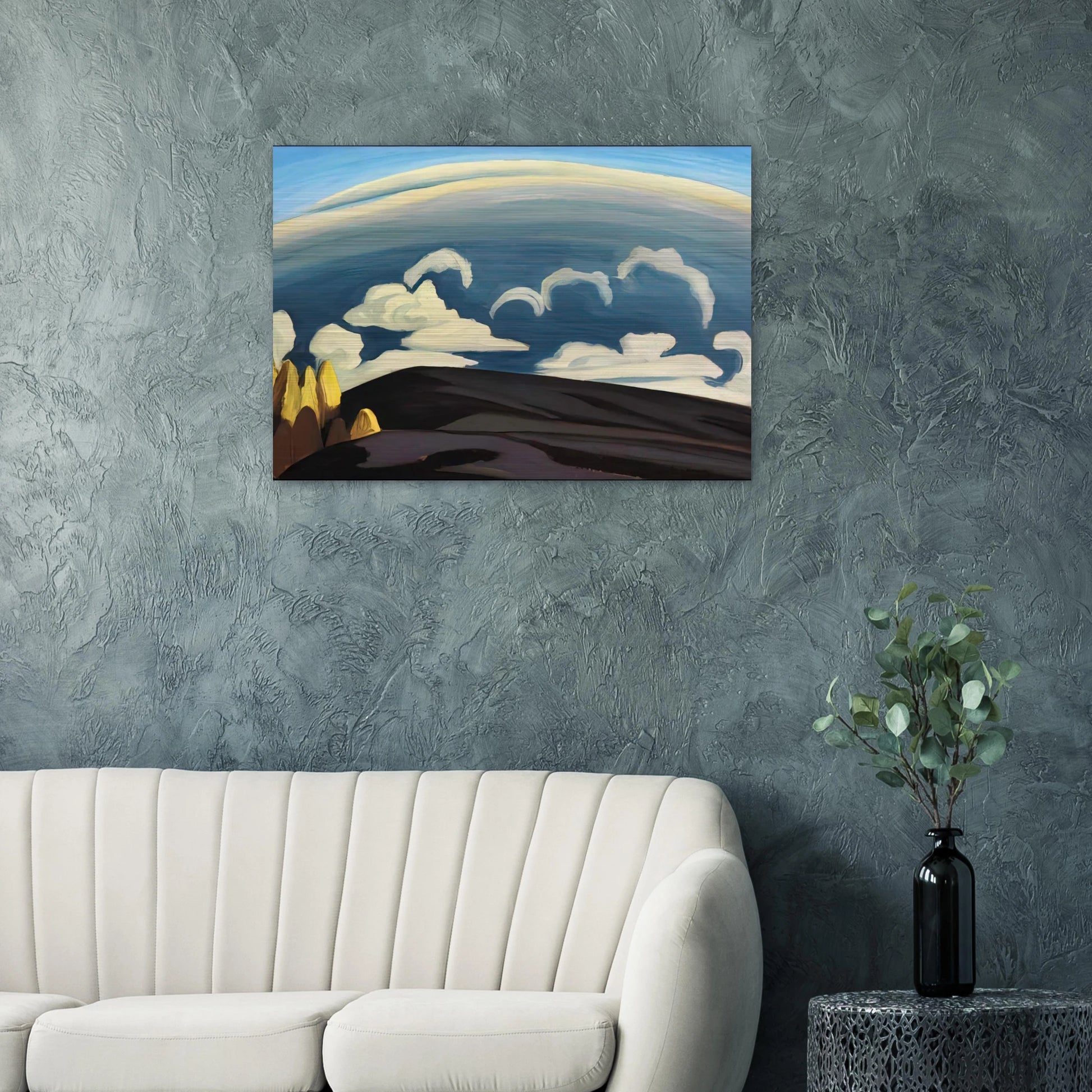 Aftermath of Storm - Lake Superior Sketch XXXIV - 1926 - Lawren Harris Brushed Aluminum Print - 70x100 cm / 28x40 inches | Lawren Harris Aluminum Print | Lawren Harris Prints