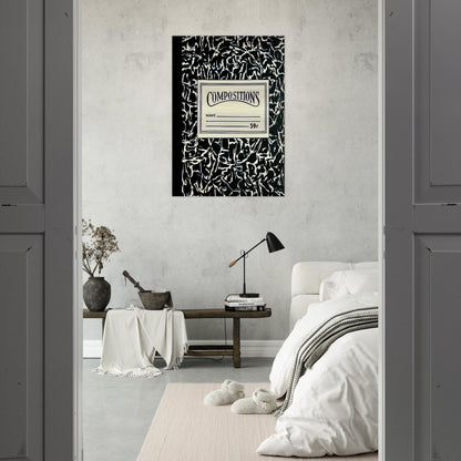 COMPOSITIONS II 1964 - Roy Lichtenstein Brushed Aluminum Print - 70x100 cm / 28x40 inches | Roy Lichtenstein Aluminum Print | Roy Lichtenstein Prints