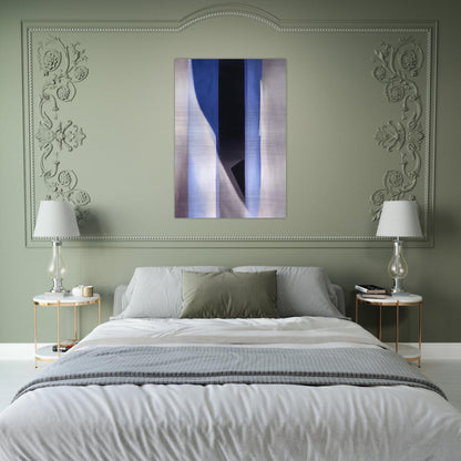 Blue 2 - Georgia O'Keeffe Brushed Aluminum Print - 70x100 cm / 28x40 inches | Georgia O'Keeffe Aluminum Print | Georgia O'Keeffe Prints