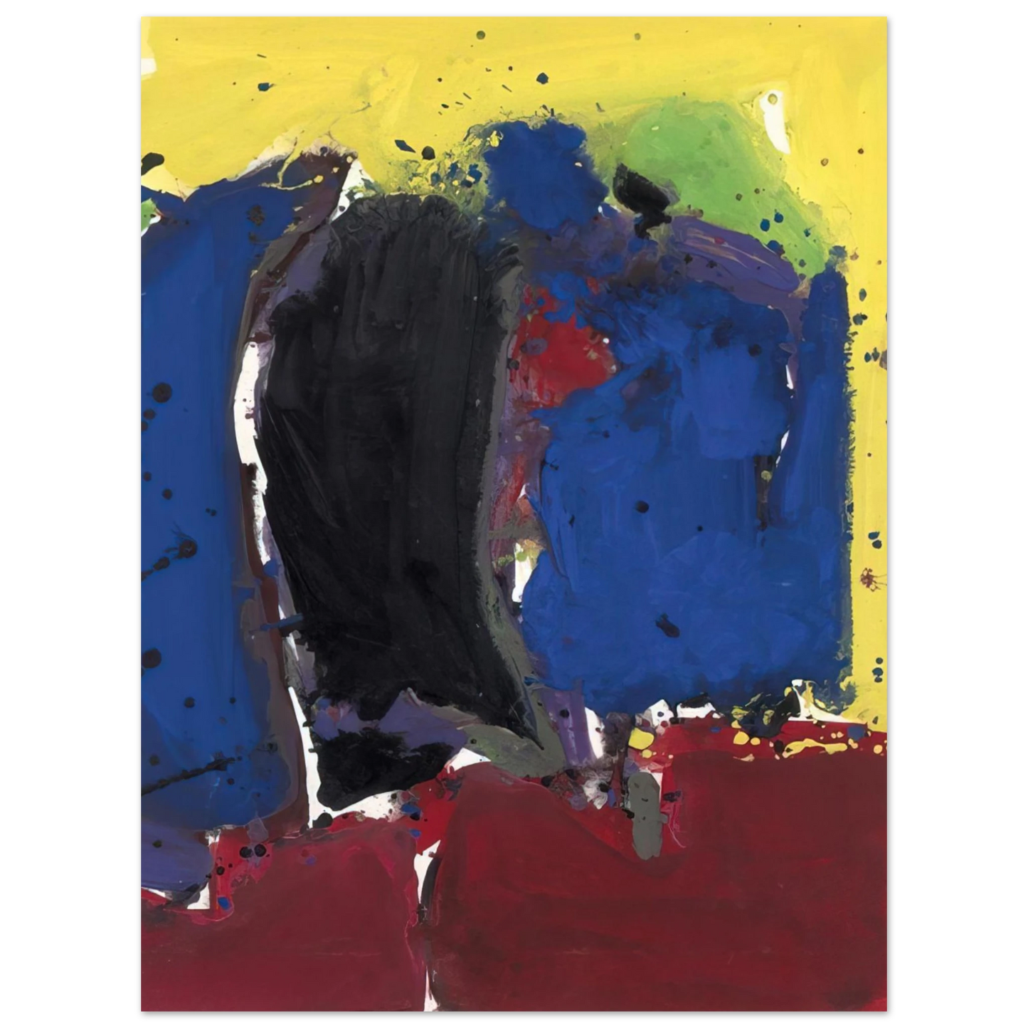 Sam Francis - Composition  75x100 cm / 30x40inches Fine Art Poster