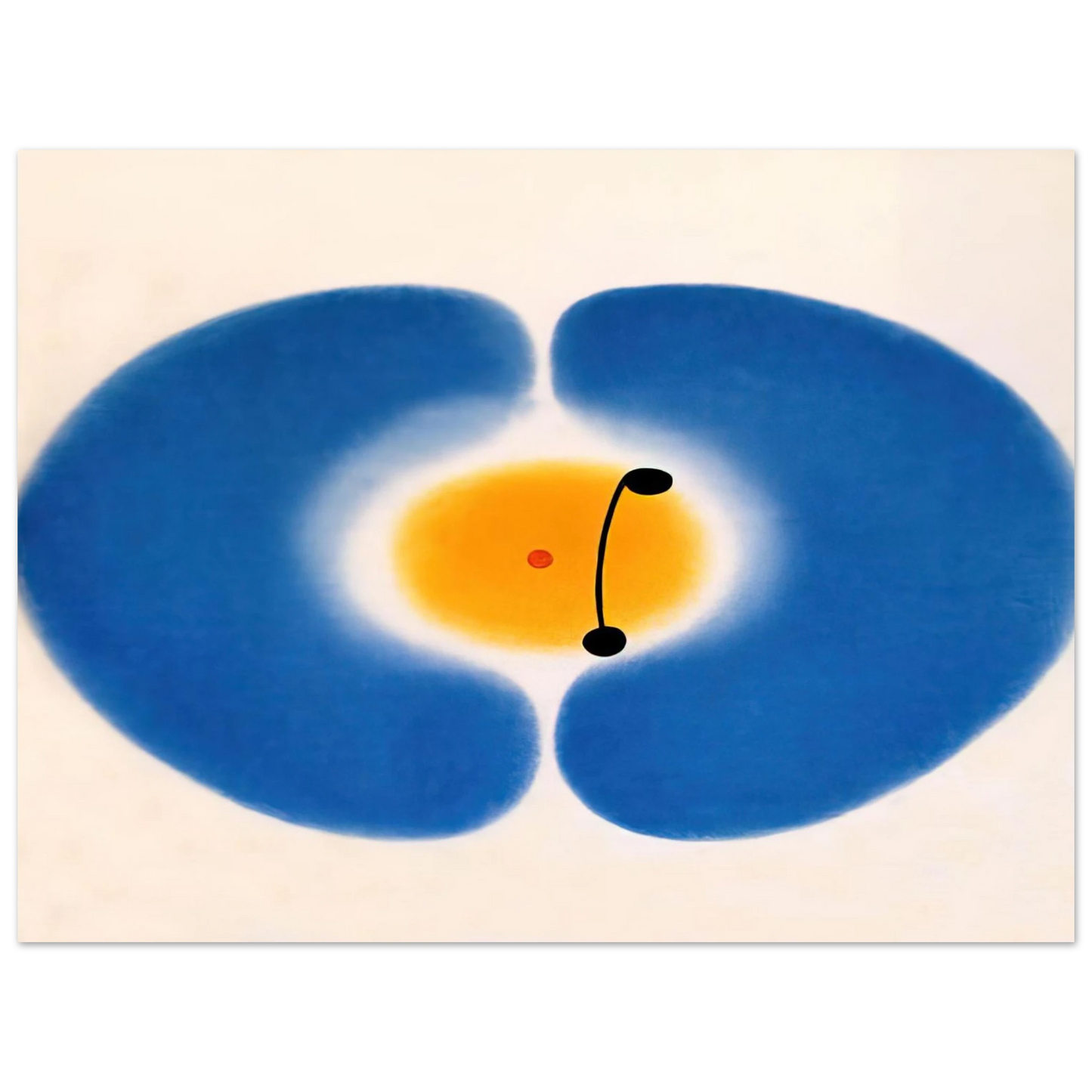 Victor Pasmore - Blue Mandala - 1978  75x100 cm / 30x40inches Fine Art Poster