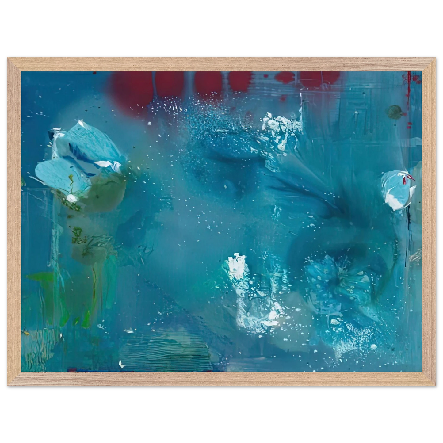Helen Frankenthaler - Stella Polaris, 1990- Wall Art - 60x80 cm / 24x32 inches - Fine Art Poster-canvas - -