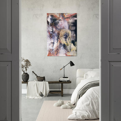 The Archer - 1955 - Paul Jenkins Brushed Aluminum Print - 70x100 cm / 28x40 inches | Paul Jenkins Aluminum Print | Paul Jenkins Prints