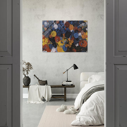 Blue Flood - 1960 - Ernst Wilhelm Nay Acrylic Print - 70x100 cm / 28x40″ inches