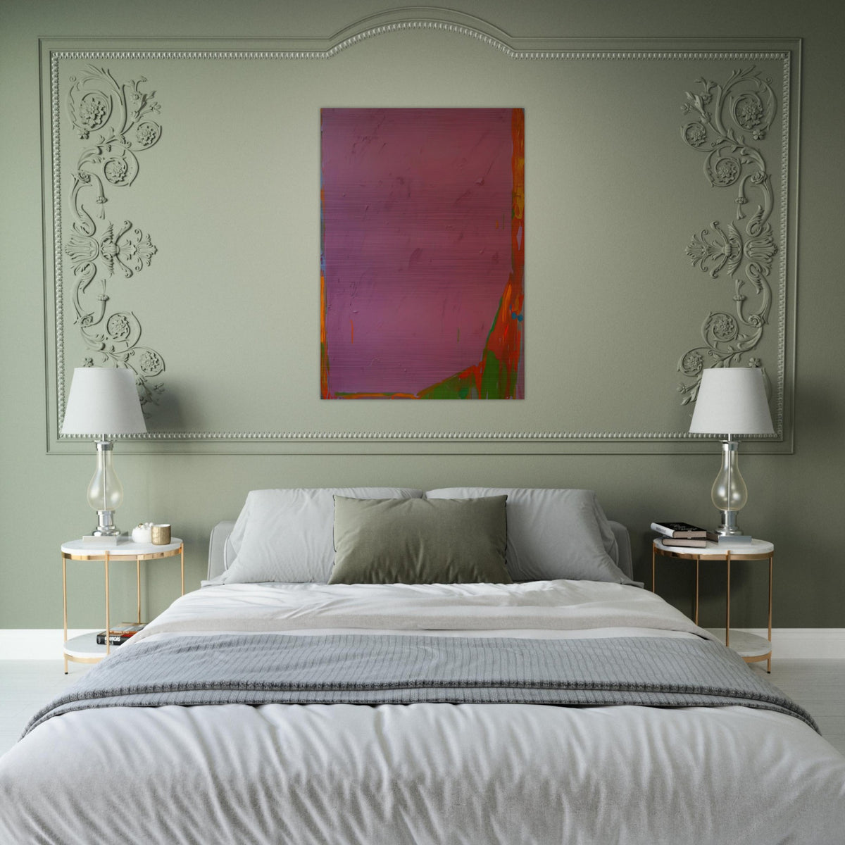 30.7.75 - 1975 - John Hoyland Brushed Aluminum Print - 70x100 cm / 28x40 inches | John Hoyland Aluminum Print | John Hoyland Prints