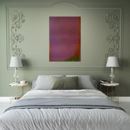 30.7.75 - 1975 - John Hoyland Brushed Aluminum Print - 70x100 cm / 28x40 inches | John Hoyland Aluminum Print | John Hoyland Prints