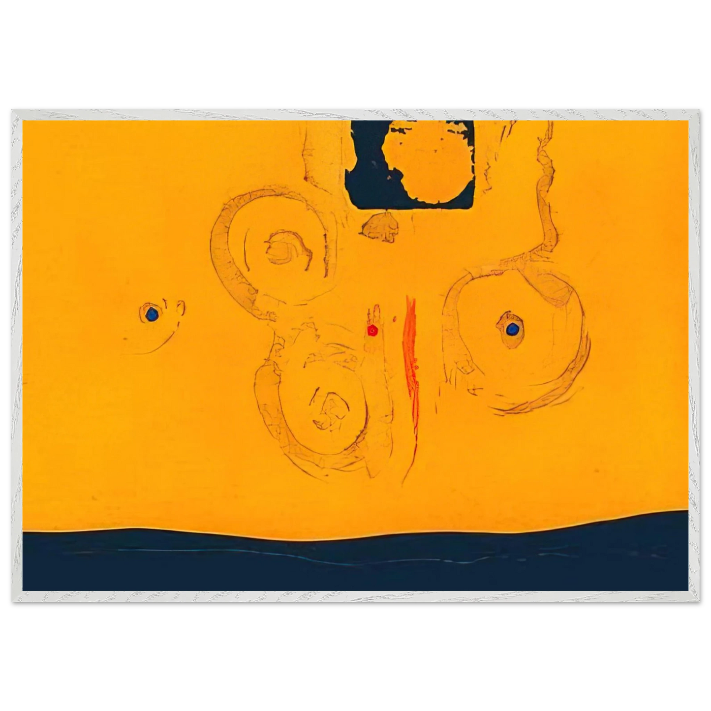 Helen Frankenthaler - Plaza Real - 1988 Wall art - 21x29.7 cm / 8x12" - Fine Art Poster-canvas - -