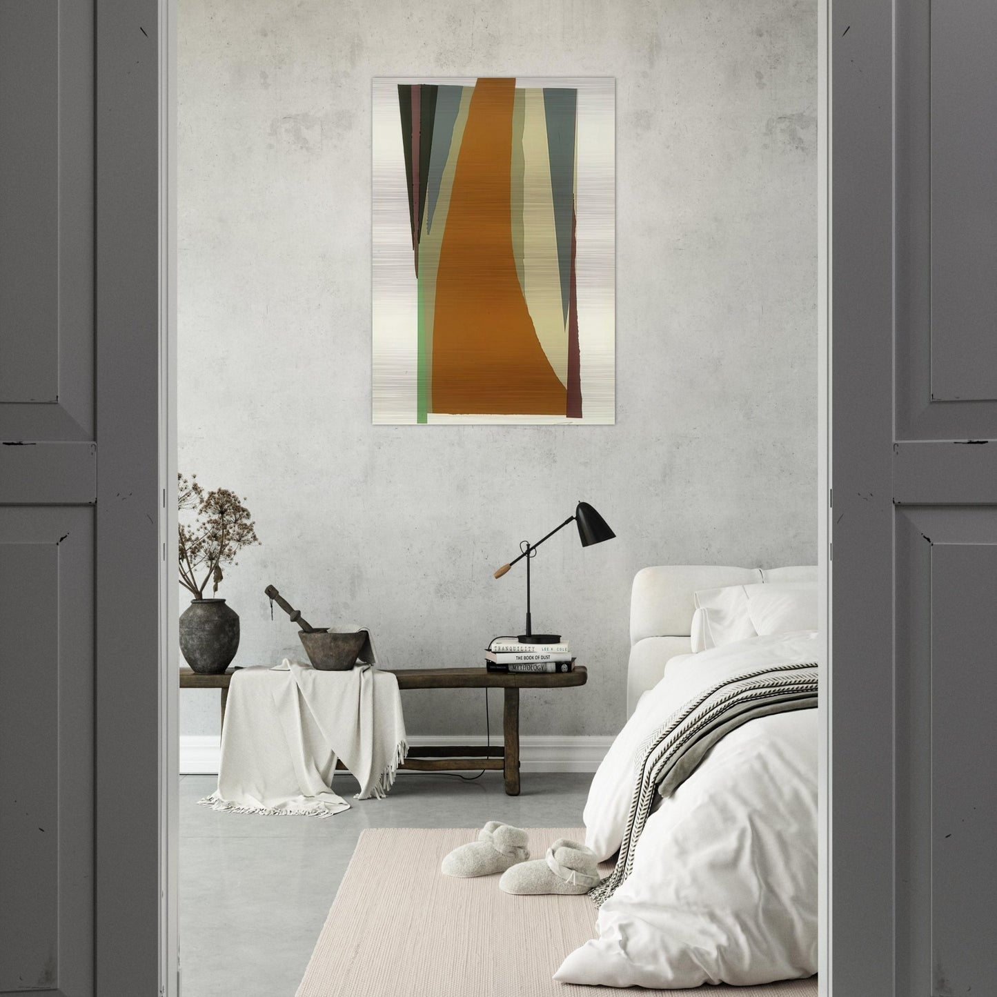 Untitled - Lyrical Abstraction - Larry Zox Brushed Aluminum Print - 70x100 cm / 28x40 inches | Larry Zox Aluminum Print | Larry Zox Prints
