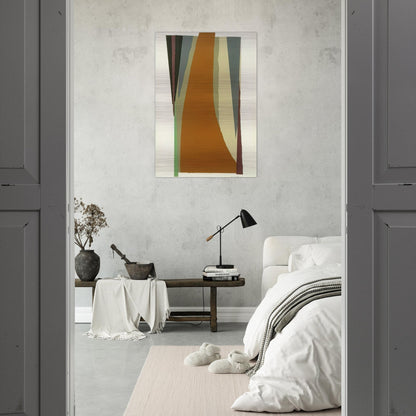 Untitled - Lyrical Abstraction - Larry Zox Brushed Aluminum Print - 70x100 cm / 28x40 inches | Larry Zox Aluminum Print | Larry Zox Prints