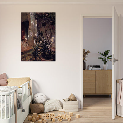 Granada. Sunspots - John Singer Sargent Brushed Aluminum Print - 70x100 cm / 28x40 inches | John Singer Sargent Aluminum Print | John Singer Sargent Prints