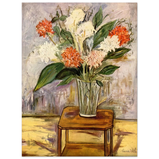 Maurice Utrillo - FLOWERS  75x100 cm / 30x40inches Fine Art Poster