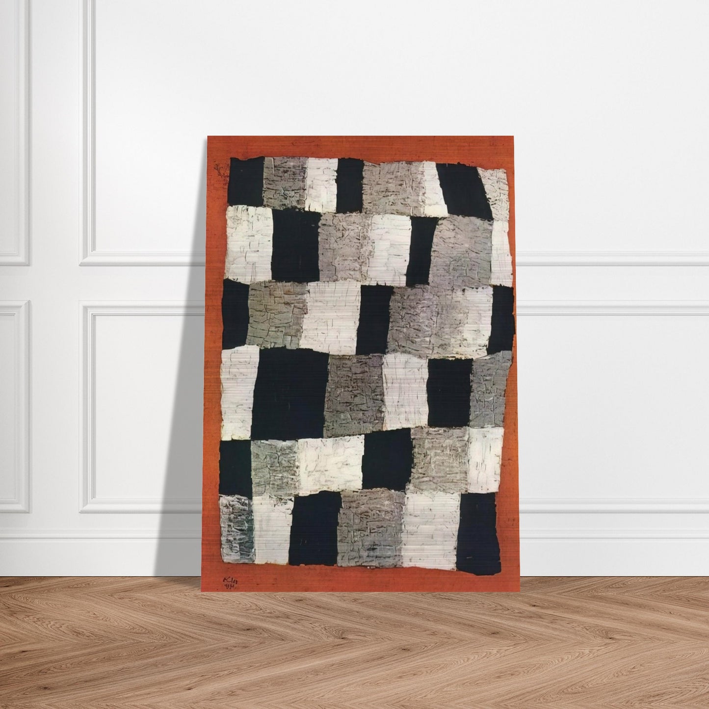 RHYTHMIC RYTHMICAL 1930 - Paul Klee Brushed Aluminum Print - 70x100 cm / 28x40 inches | Paul Klee Aluminum Print | Paul Klee Prints