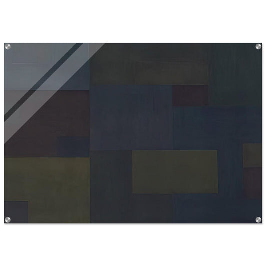 Number 17 - 1953 - Ad Reinhardt Acrylic Print - 70x100 cm / 28x40″ inches