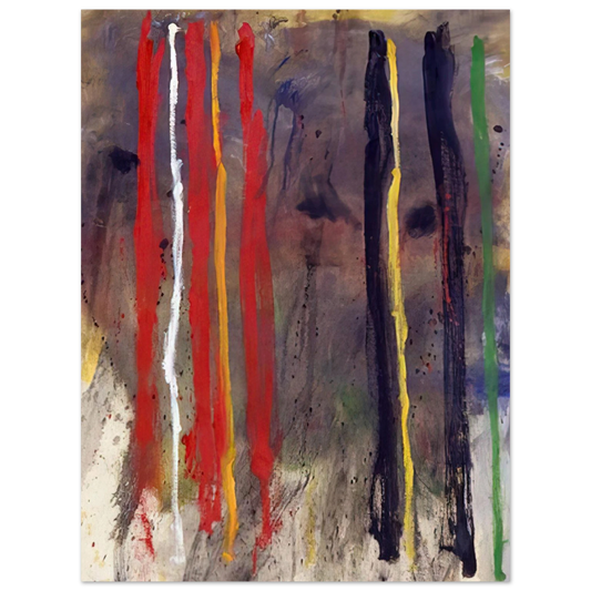 Gene Davis - Stripes - 1957  75x100 cm / 30x40inches Fine Art Poster
