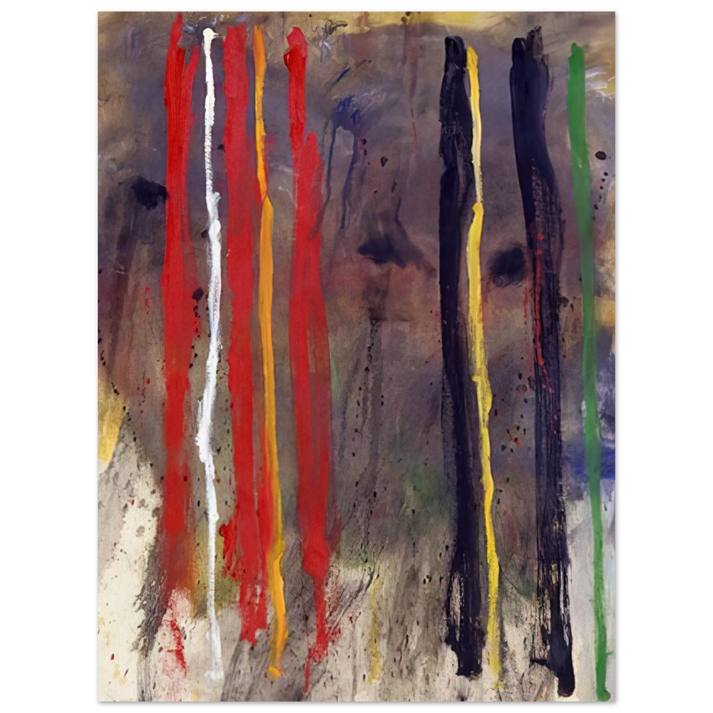 Gene Davis - Stripes - 1957  75x100 cm / 30x40inches Fine Art Poster