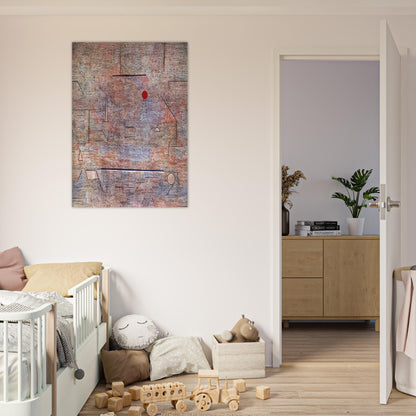 CACODEMONIC 1916 - Paul Klee Brushed Aluminum Print - 70x100 cm / 28x40 inches | Paul Klee Aluminum Print | Paul Klee Prints