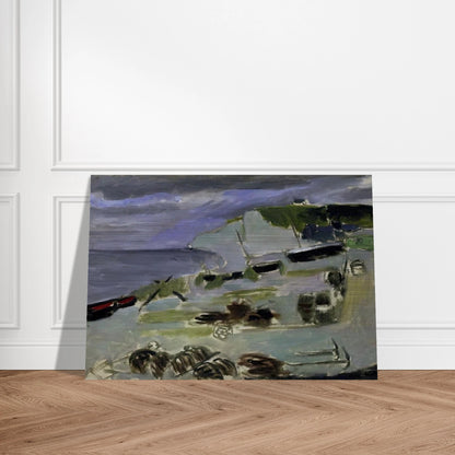 BOATS ON THE BEACH ETRETAT 1920 - Henri Matisse Brushed Aluminum Print - 70x100 cm / 28x40 inches | Henri Matisse Aluminum Print | Henri Matisse Prints