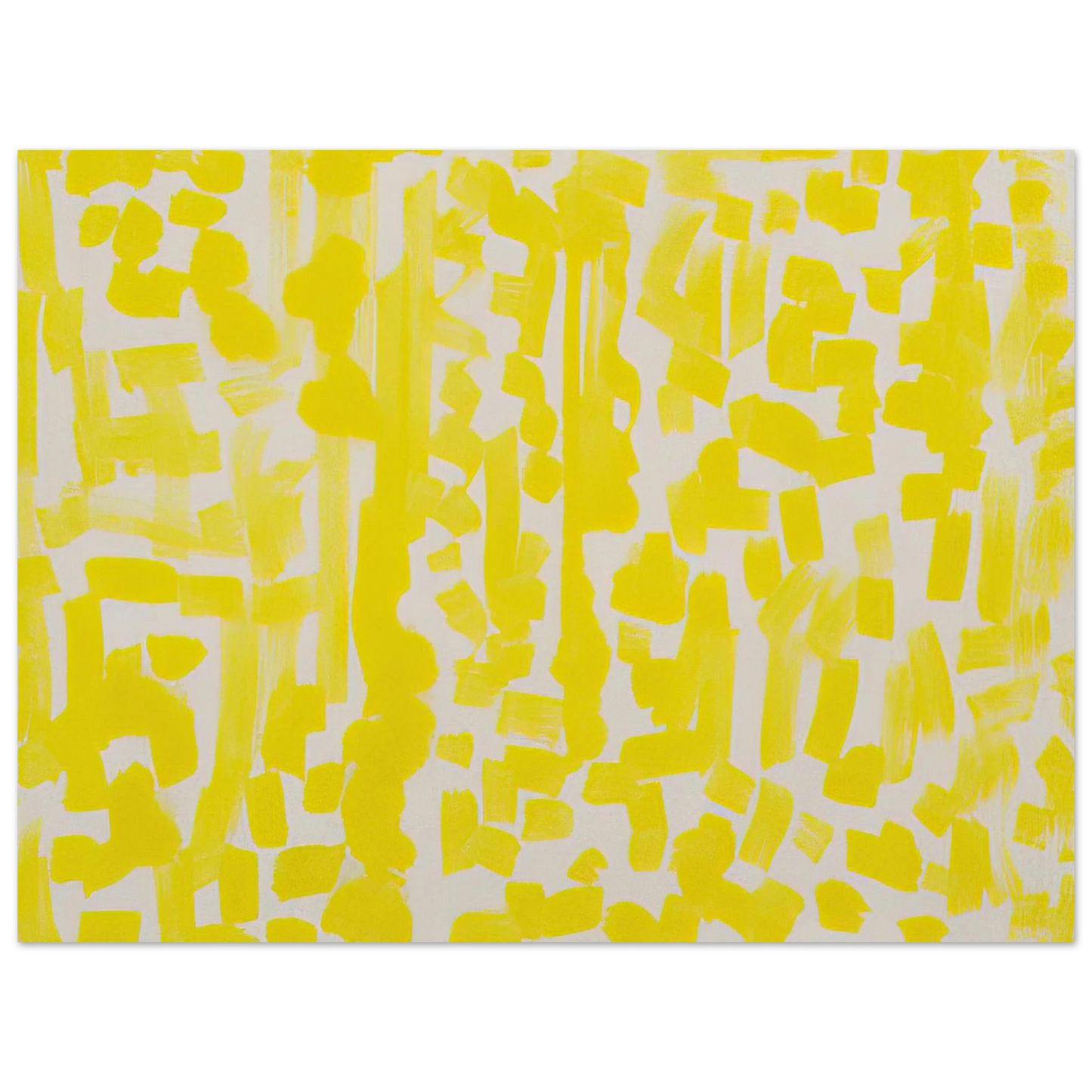 Ad Reinhardt - Yellow Painting - 1949  75x100 cm / 30x40inches Fine Art Poster