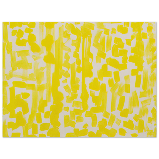 Ad Reinhardt - Yellow Painting - 1949  75x100 cm / 30x40inches Fine Art Poster