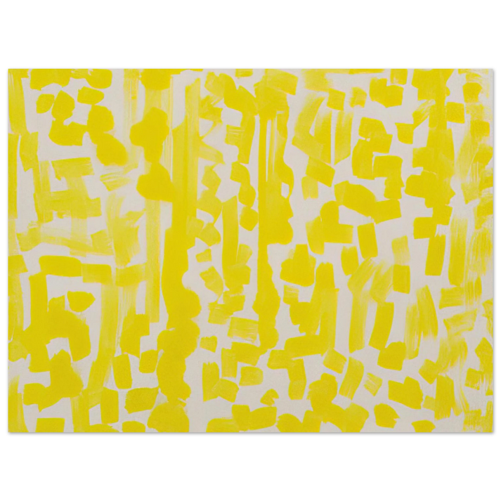 Ad Reinhardt - Yellow Painting - 1949  75x100 cm / 30x40inches Fine Art Poster