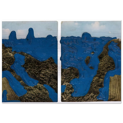 Postcard - 1968 - Dieter Roth Brushed Aluminum Print - 70x100 cm / 28x40 inches | Dieter Roth Aluminum Print | Dieter Roth Prints