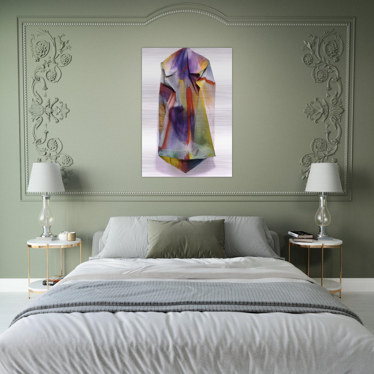Wall Forest - Sam Gilliam Brushed Aluminum Print - 70x100 cm / 28x40 inches | Sam Gilliam Aluminum Print | Sam Gilliam Prints
