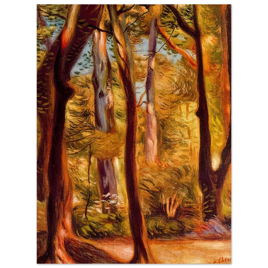 Giorgio de Chirico - LANDSCAPE OF CASCINE  75x100 cm / 30x40inches Fine Art Poster