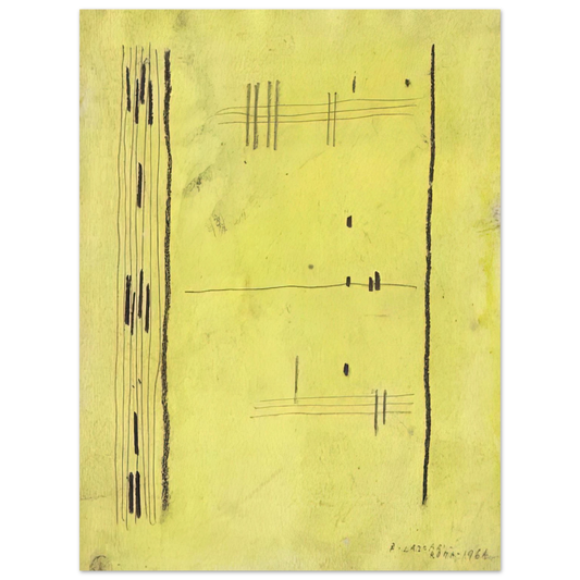 Bice Lazzari - Senza titolo - 1964  75x100 cm / 30x40inches Fine Art Poster