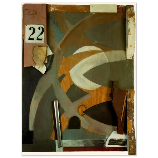 Kurt Schwitters - THE SPRING DOOR 1938  75x100 cm / 30x40inches Fine Art Poster