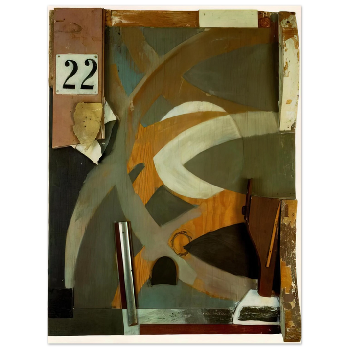 Kurt Schwitters - THE SPRING DOOR 1938  75x100 cm / 30x40inches Fine Art Poster