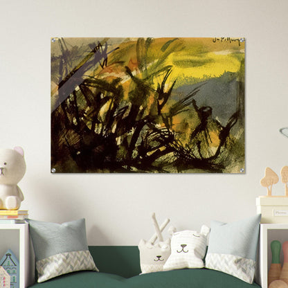 Conversation - Jean-Paul Riopelle Acrylic Print - 70x100 cm / 28x40″ inches