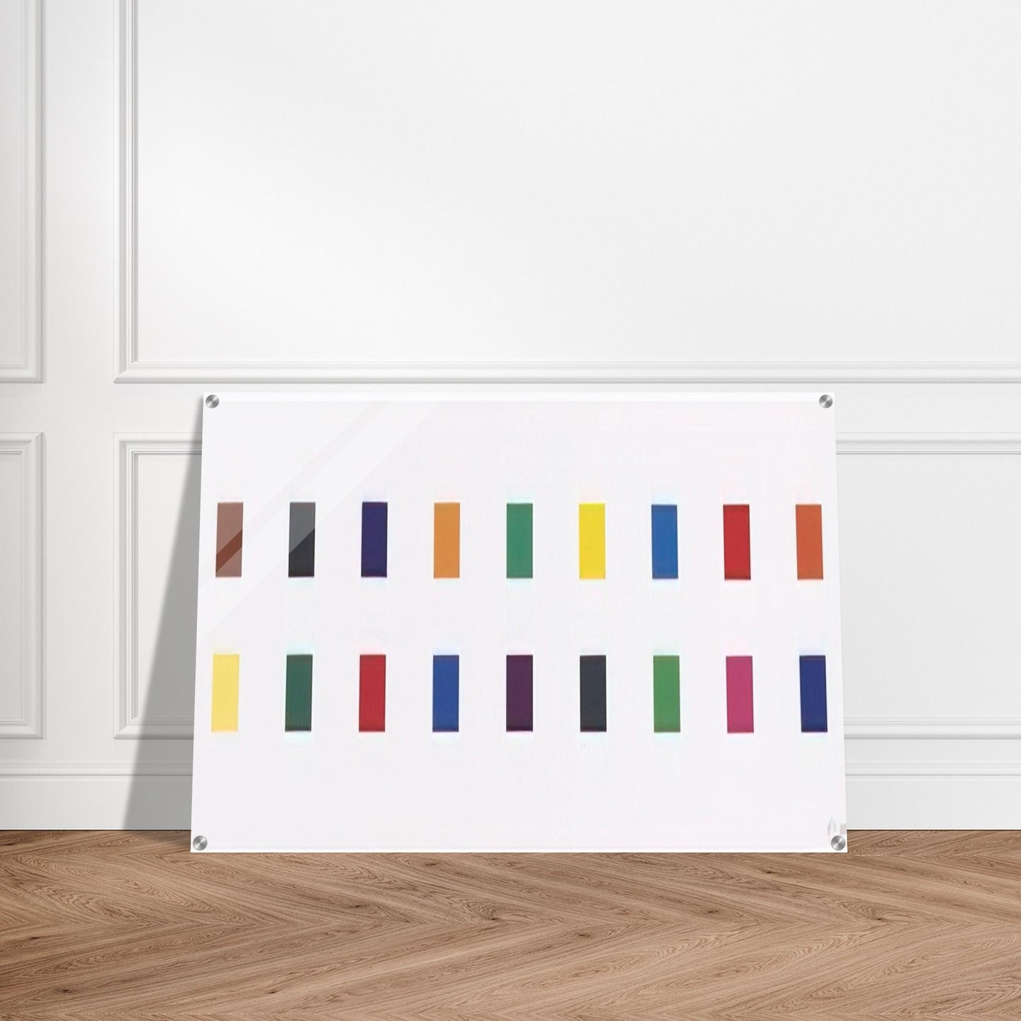 18 Colors  Cincinnati  - Ellsworth Kelly Acrylic Print - 70x100 cm / 28x40″ inches
