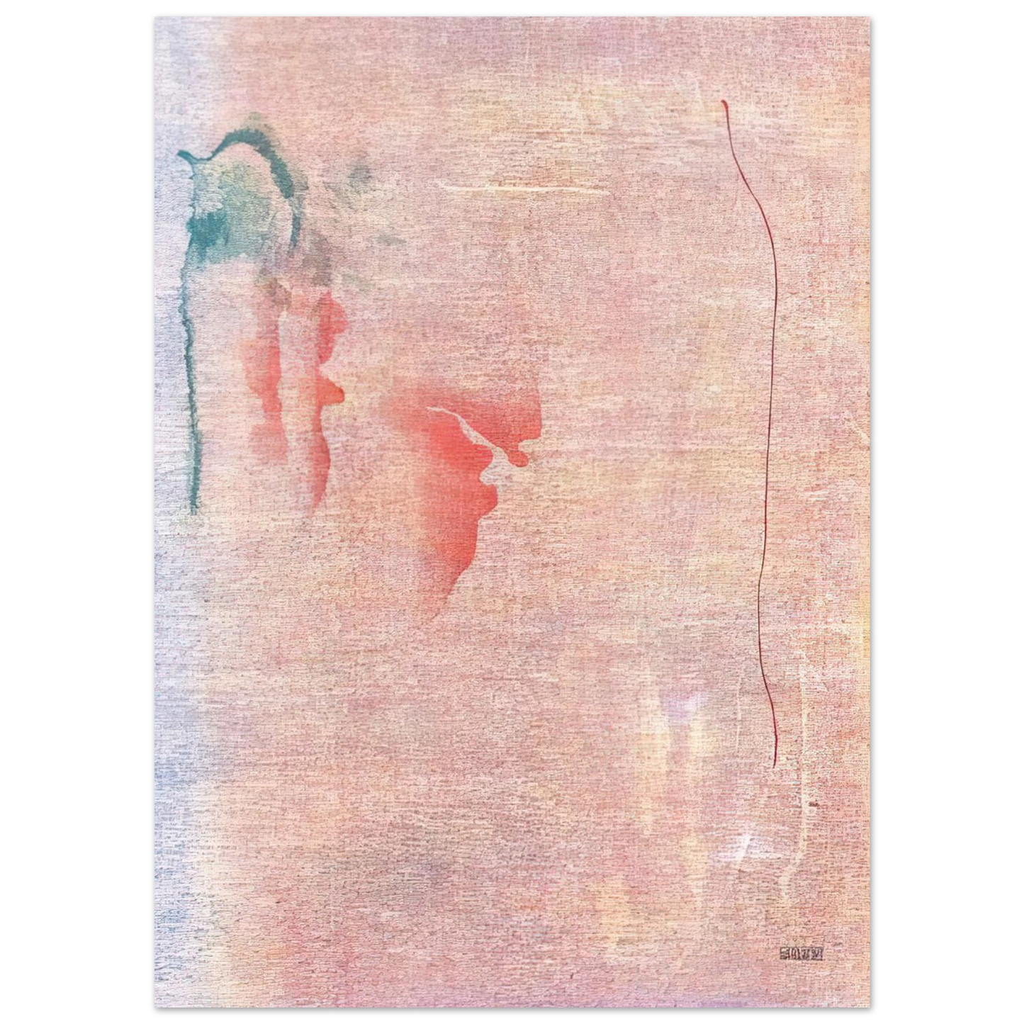 Helen Frankenthaler - Cedar Hill - 1983 Wall art - 70x100 cm / 28x40 inches - Premium Wooden Framed Poster With Fine Art Paper-canvas - Wood frame