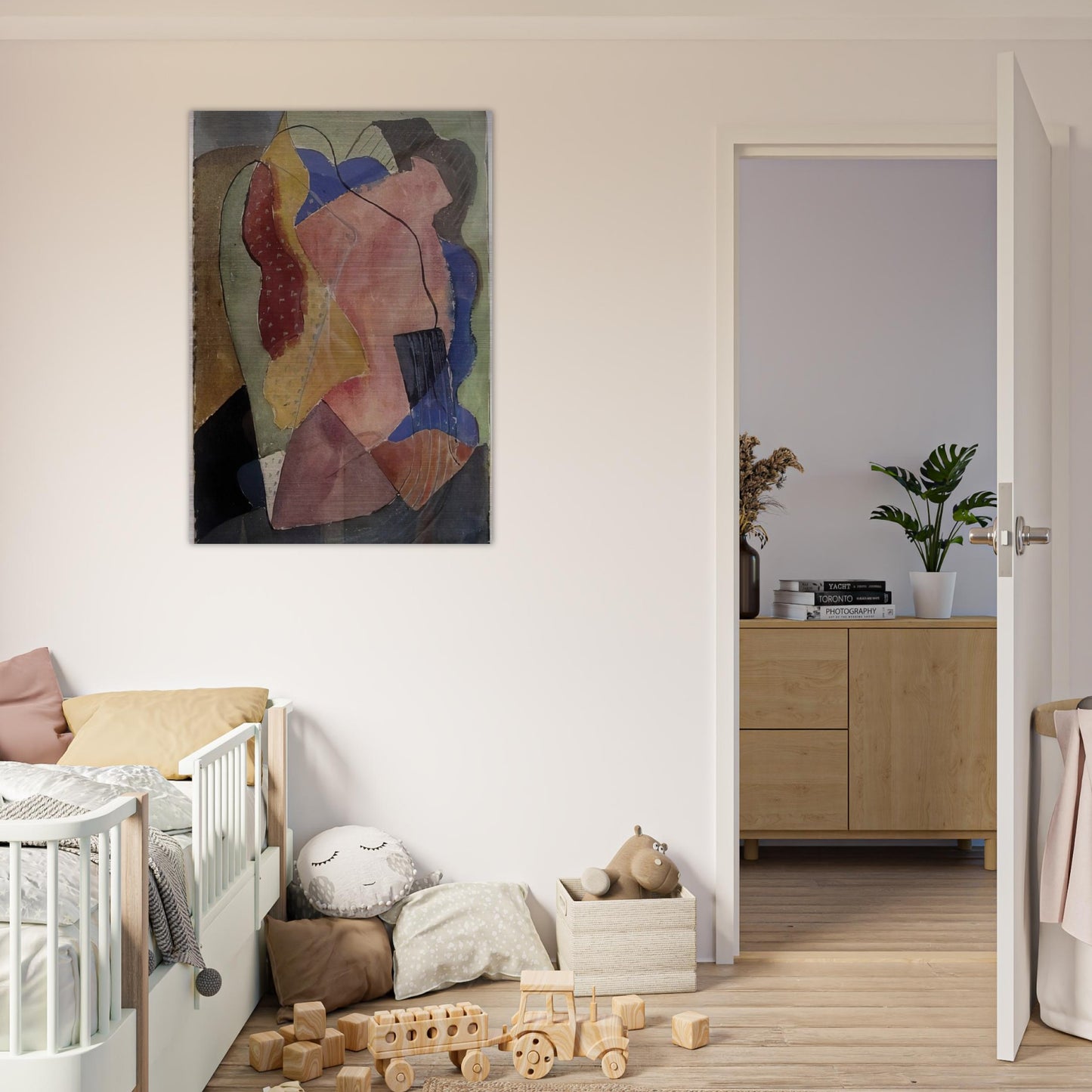 St. Tropez Abstract - 1929 - John Ferren Brushed Aluminum Print - 70x100 cm / 28x40 inches | John Ferren Aluminum Print | John Ferren Prints