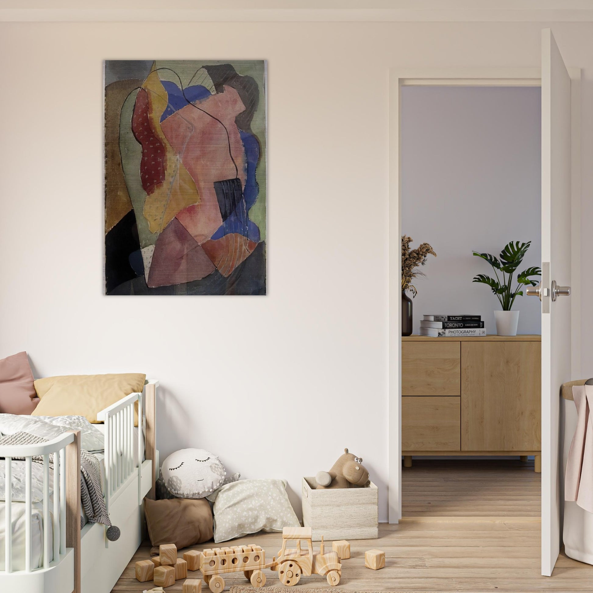 St. Tropez Abstract - 1929 - John Ferren Brushed Aluminum Print - 70x100 cm / 28x40 inches | John Ferren Aluminum Print | John Ferren Prints