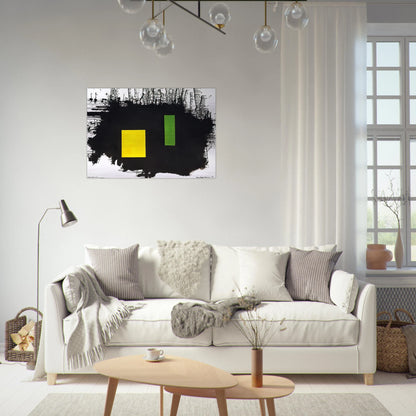 To J.F.K. - A Thousand Roots Did Die With Thee - Hans Hofmann Brushed Aluminum Print - 70x100 cm / 28x40 inches | Hans Hofmann Aluminum Print | Hans Hofmann Prints