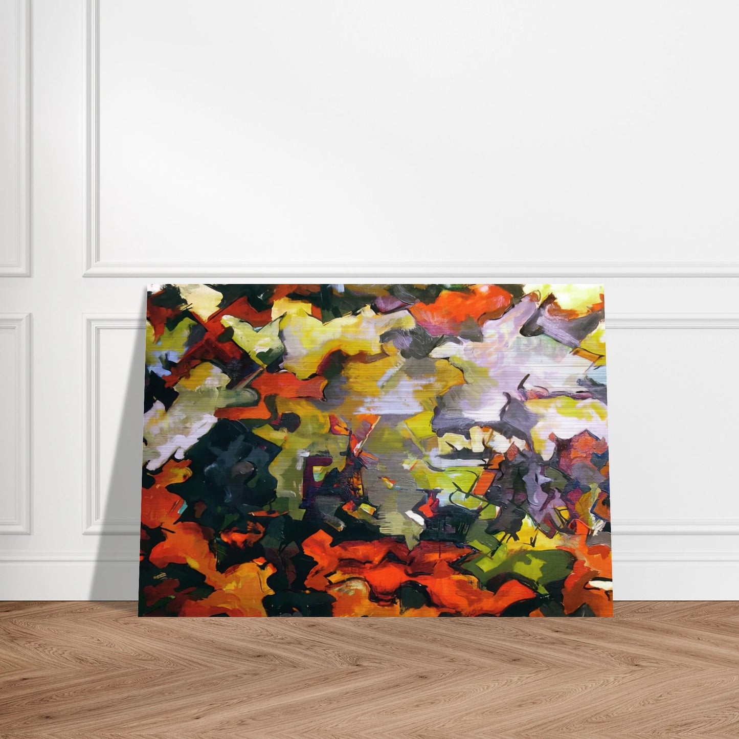 ABSTRACT LANDSCAPE 1950 - Audrey Flack Brushed Aluminum Print - 70x100 cm / 28x40 inches | Audrey Flack Aluminum Print | Audrey Flack Prints