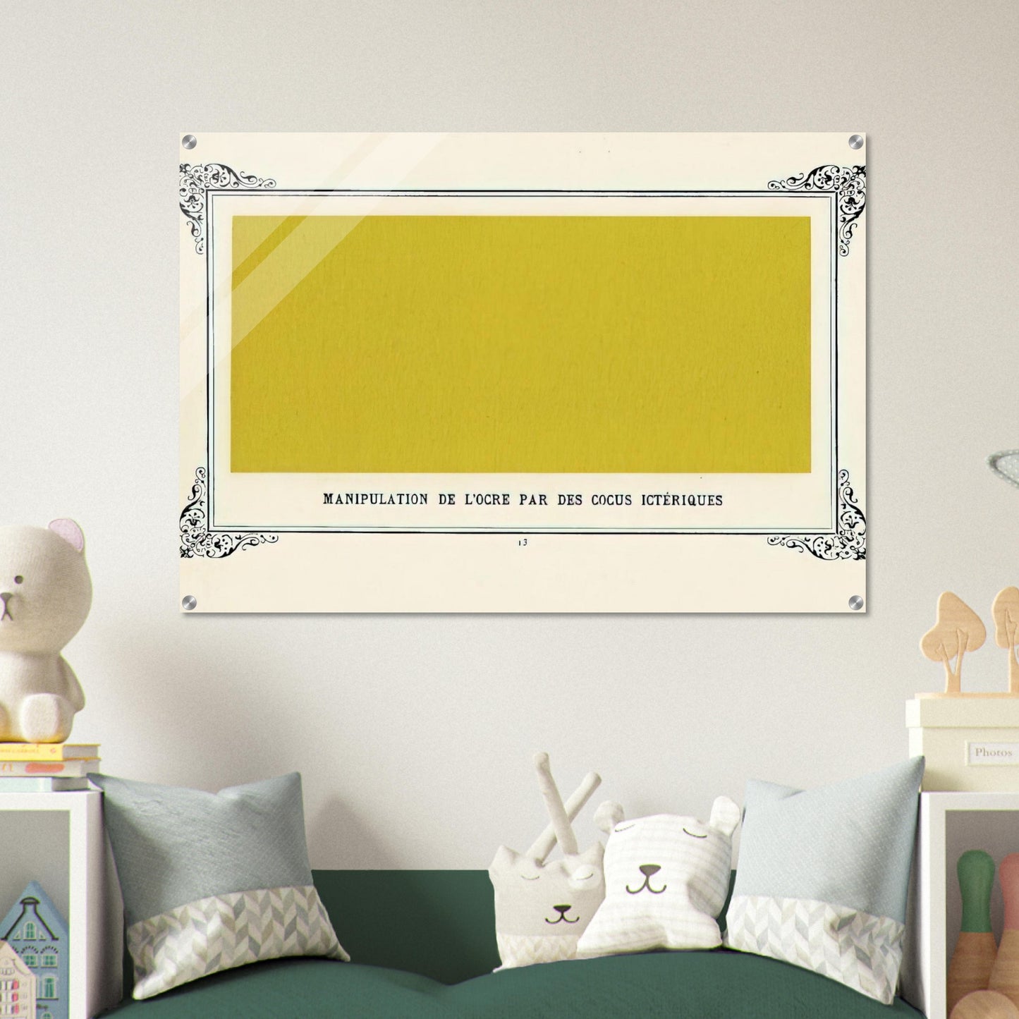 Jaundiced Cuckolds Handling Ochre - Alphonse Allais Acrylic Print - 70x100 cm / 28x40″ inches