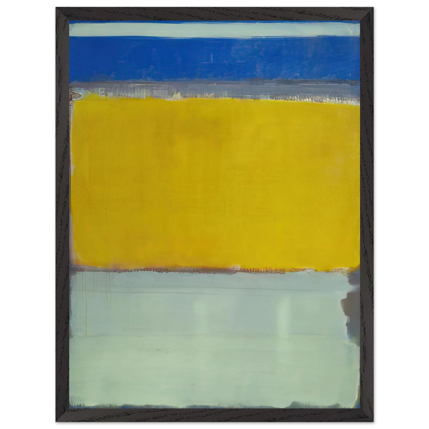 Mark Rothko - No.10 - 1950 Wall Art - 60x80 cm / 24x32 inches - Premium Wooden Framed Poster With Fine Art Paper-canvas - White frame