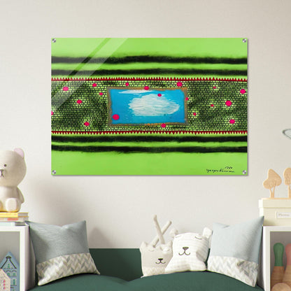 TRAVELING WATER 1980 - Yayoi Kusama Acrylic Print - 70x100 cm / 28x40″ inches