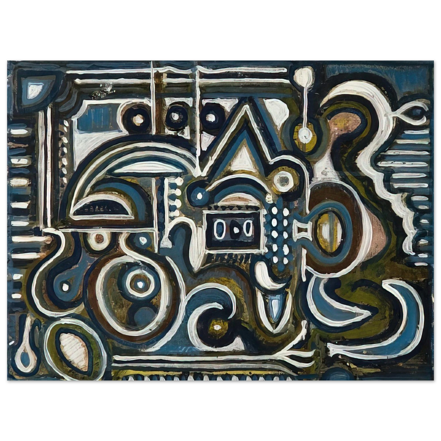 Richard Pousette-Dart - Untitled - 1930  75x100 cm / 30x40inches Fine Art Poster