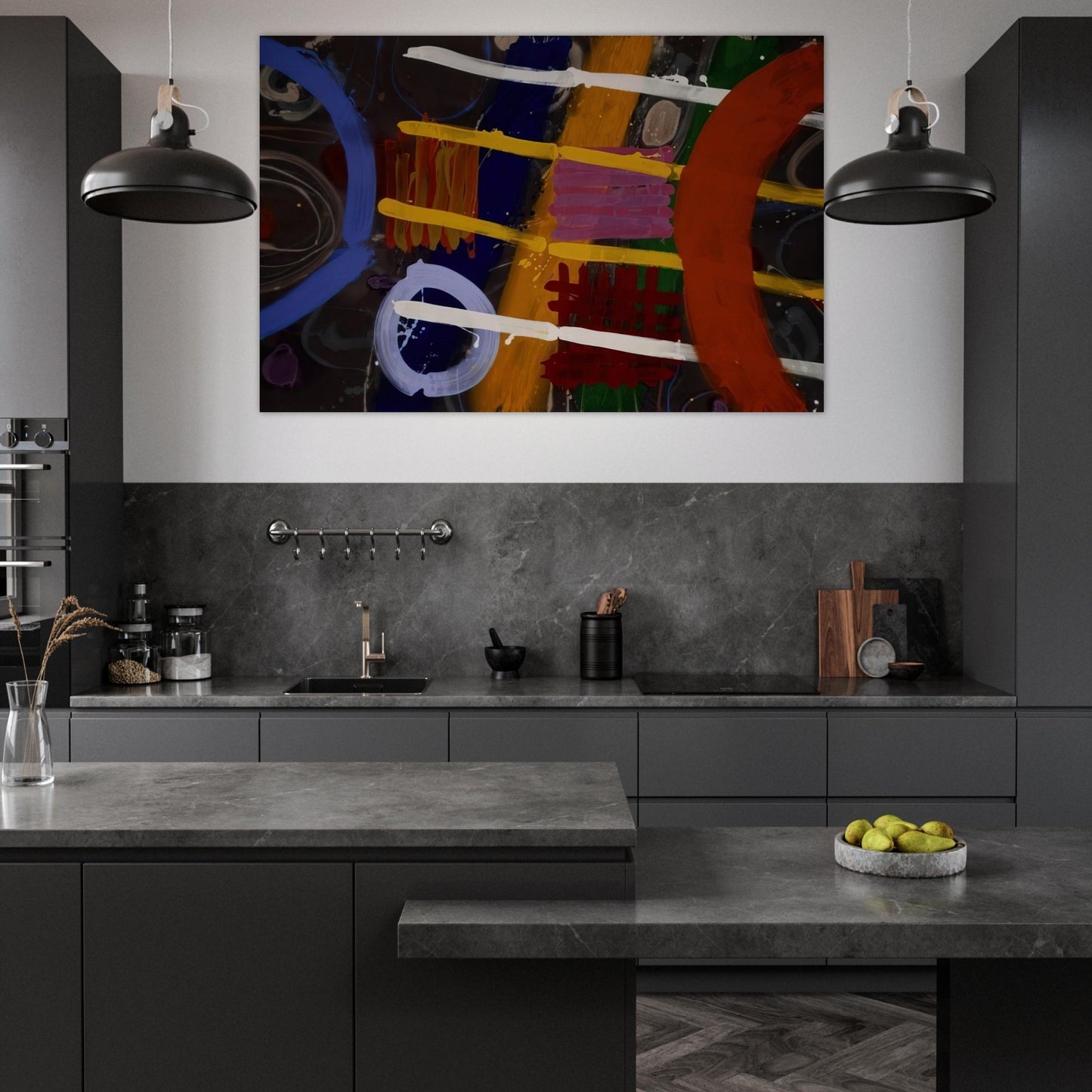 Buchanan - 1987 - Albert Irvin Art Prints - 100x150 cm / 40x60″ inches | Albert Irvin Poster | Albert Irvin Prints