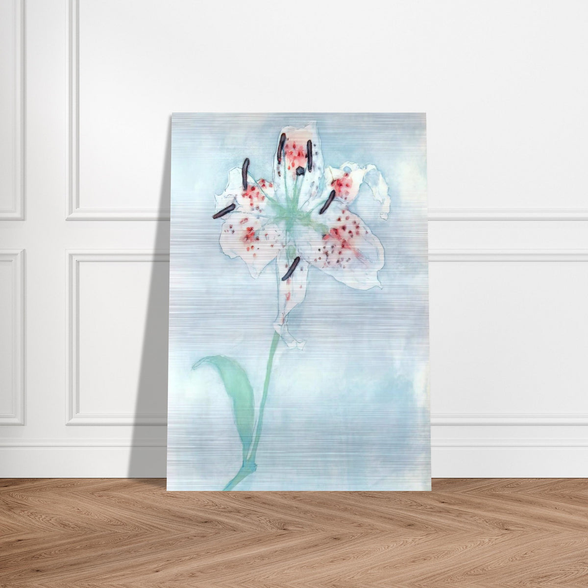 Lily - Piet Mondrian Brushed Aluminum Print - 70x100 cm / 28x40 inches | Piet Mondrian Aluminum Print | Piet Mondrian Prints