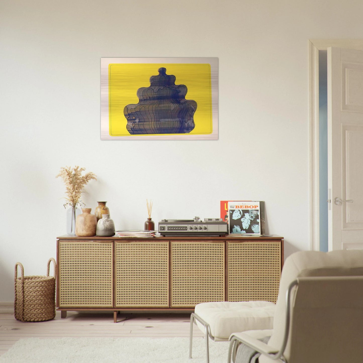 Torte in der Sonne Fancy-Cake In the Sun - 1970 - Dieter Roth Brushed Aluminum Print - 70x100 cm / 28x40 inches | Dieter Roth Aluminum Print | Dieter Roth Prints