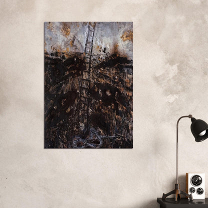 SERAPHIM 1984 - Anselm Kiefer Brushed Aluminum Print - 70x100 cm / 28x40 inches | Anselm Kiefer Aluminum Print | Anselm Kiefer Prints