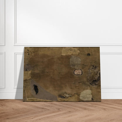 Sackcloth - 1953 - Alberto Burri Brushed Aluminum Print - 70x100 cm / 28x40 inches | Alberto Burri Aluminum Print | Alberto Burri Prints