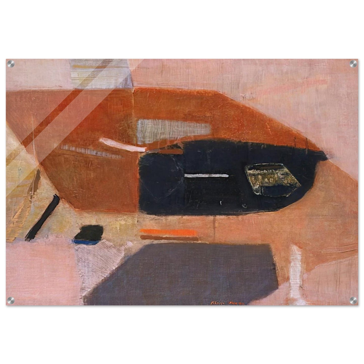 Number 2 - 1954 - Kenzo Okada Acrylic Print - 70x100 cm / 28x40″ inches