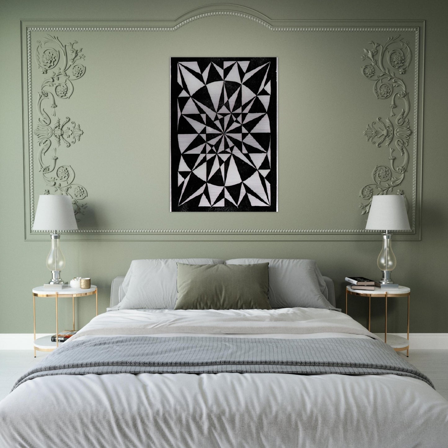 FLOR DE PASCUA BEAUTIFUL - MC Escher Brushed Aluminum Print - 70x100 cm / 28x40 inches | MC Escher Aluminum Print | MC Escher Prints
