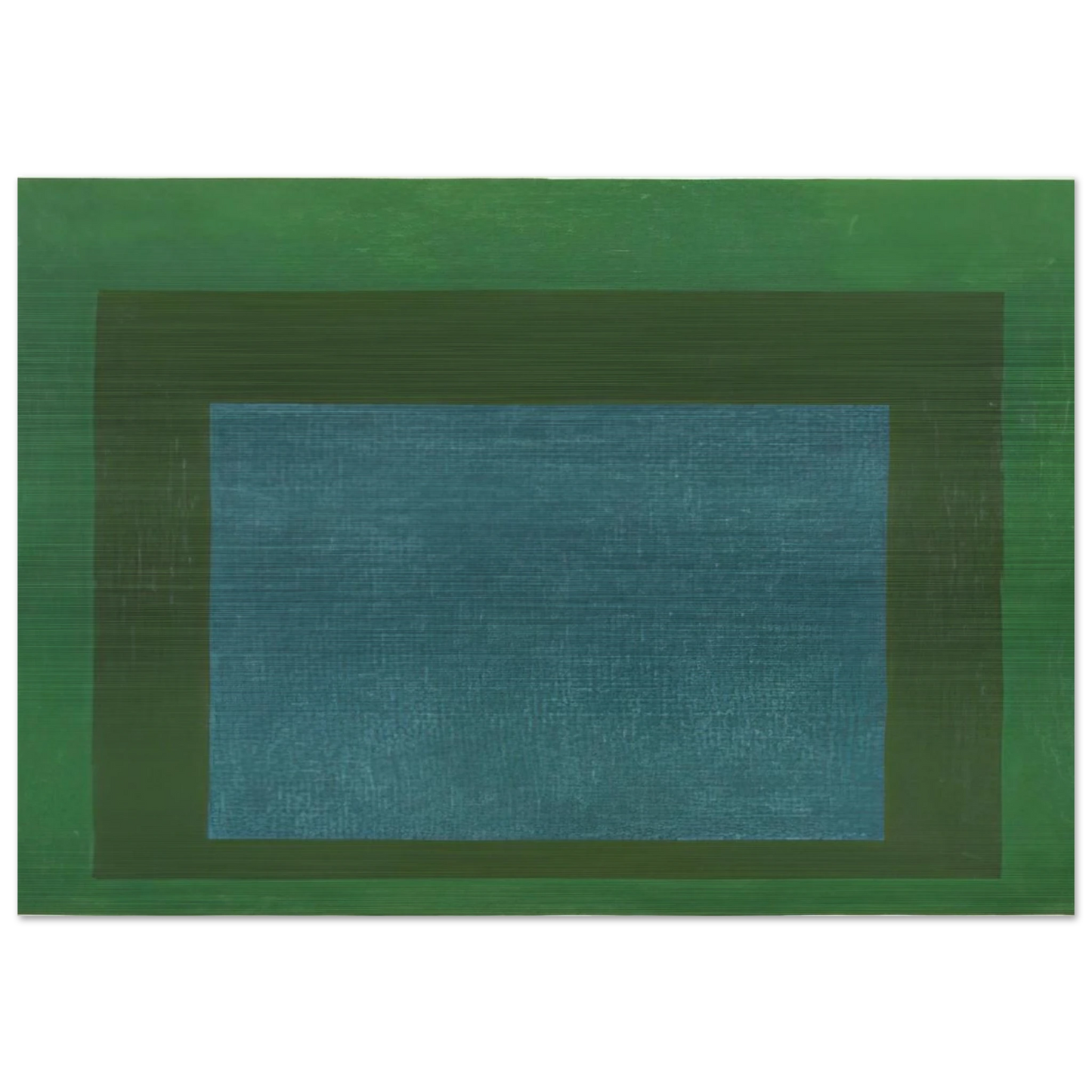 HOMAGE TO THE SQUARE 1963 - Josef Albers Brushed Aluminum Print - 70x100 cm / 28x40 inches | Josef Albers Aluminum Print | Josef Albers Prints