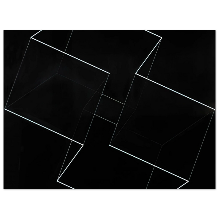 Josef Albers - STRUCTURAL CONSTELLATION ALPHA 1954  75x100 cm / 30x40inches Fine Art Poster